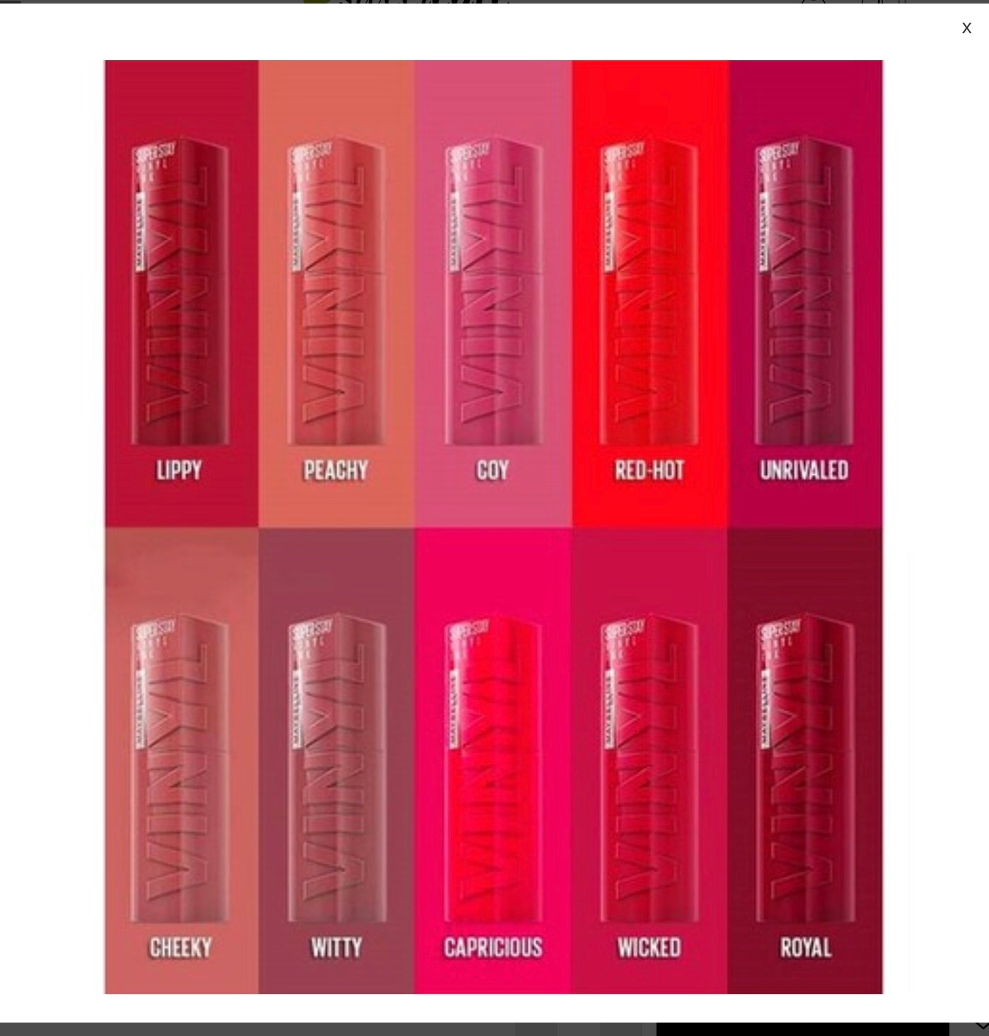 MAYBELLINE SUPER STAY VINYL INK LONGWEAR LIQUID - CHEEKY 35