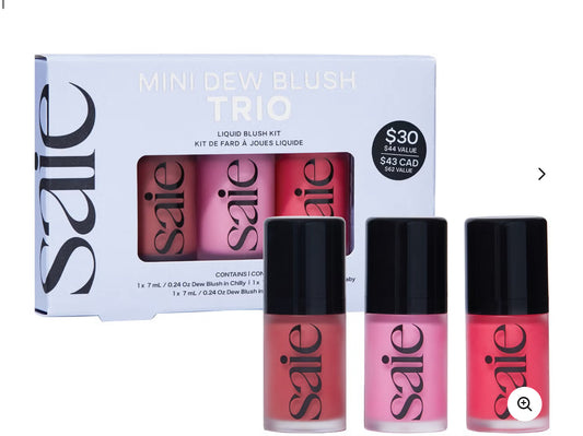 Saie Mini Dew Blush Trio