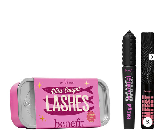 benefit Wild Caught Lashes Badgal Bang! and Fan Fest Mascara Duo