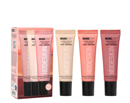 NUDESTIX NUDESKIN HYDRA-PEPTIDE LIP BUTTER TINT SET