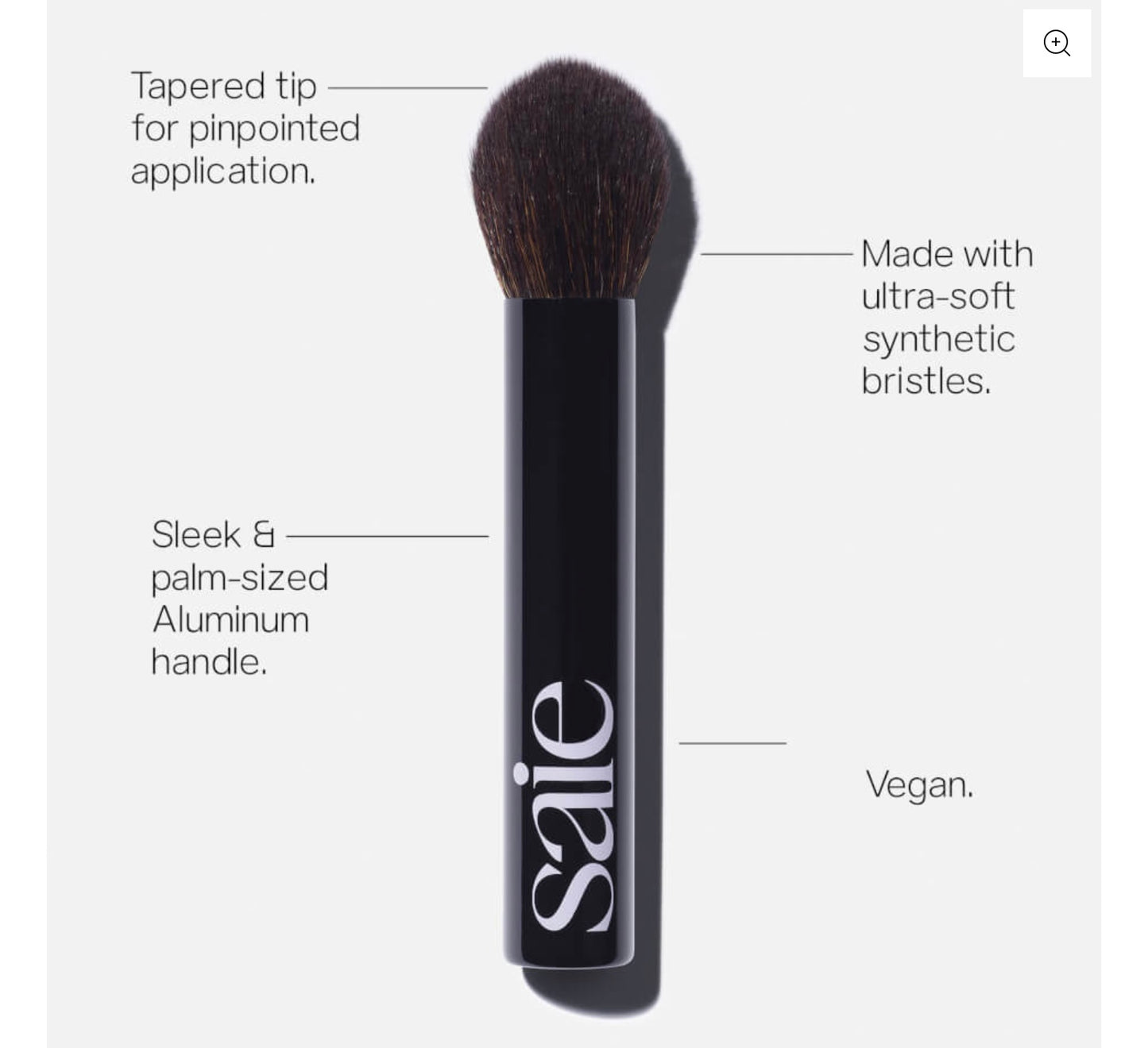 SAIE BEAUTY THE FLUFFY PINPOINT AND SETTING BRUSH