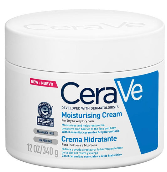 CeraVe - Moisturizing Cream for Face and Body Dry to Very Dry Skin 340 g