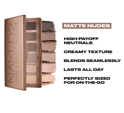 NAKED2 BASICS MATTE NEUTRAL EYESHADOW PALETTE