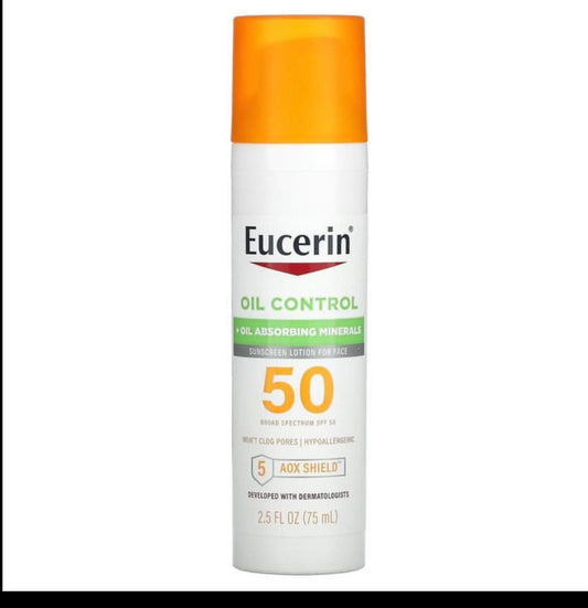 Eucerin sunblock for oil skin 75 ml