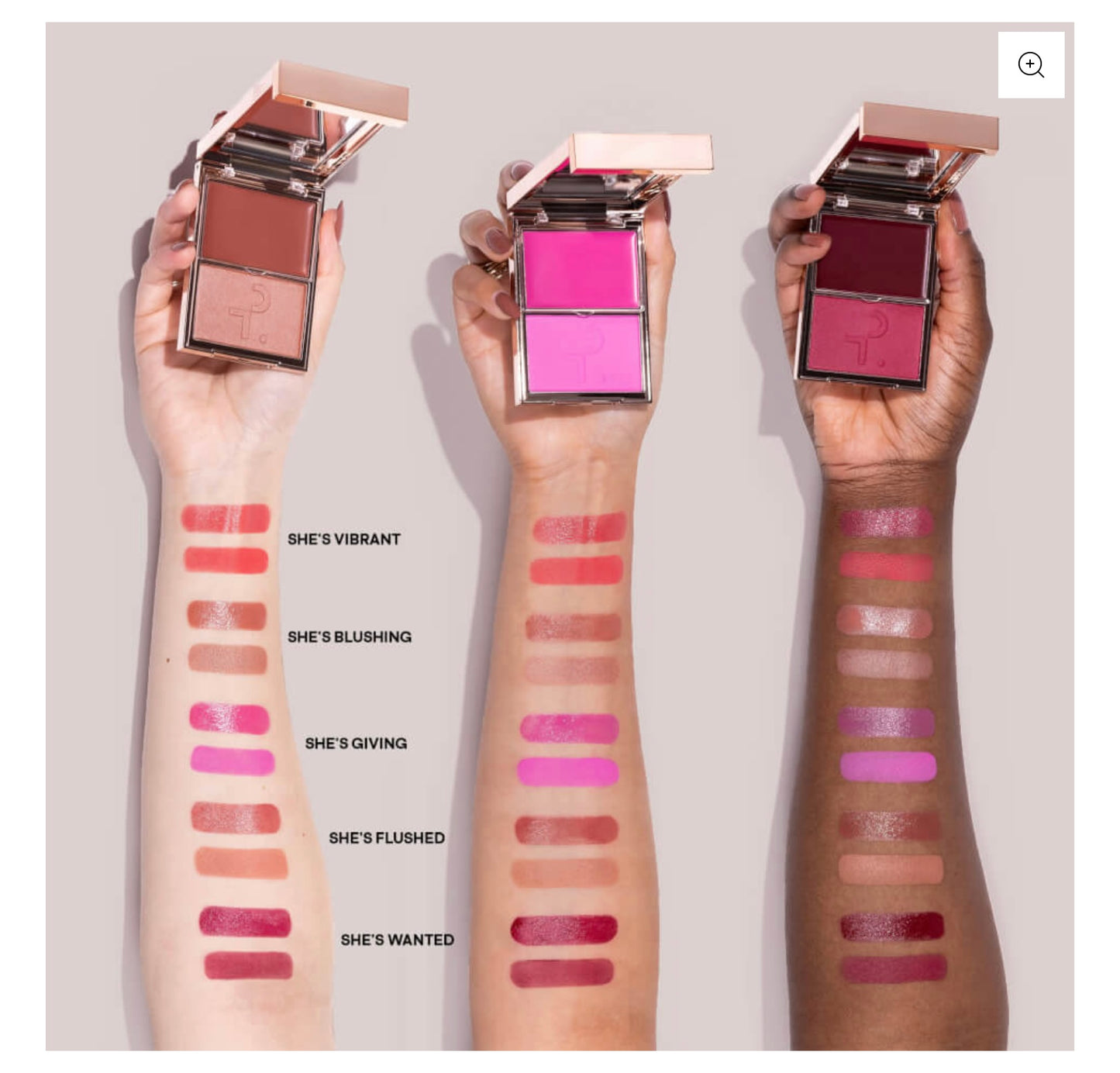 PATRICK TA MAJOR HEADLINES - DOUBLE-TAKE CREAM + POWDER BLUSH DUO - SHE'S FLUSHED