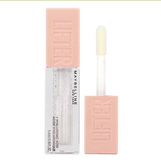 Maybelline lifter gloss lip gloss makeup with hyaluronic acid - PEARL 001