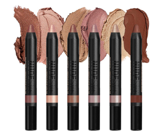 NUDESTIX NUDE BEACH 6-PIECE EYE PENCIL PALETTE