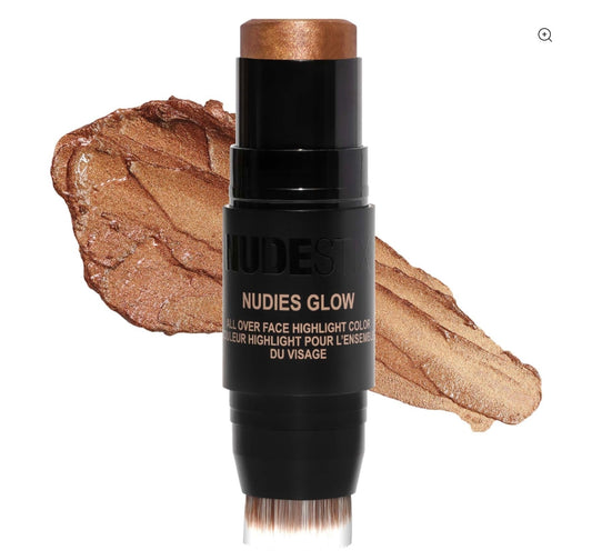 NUDESTIX NUDIES ALL OVER FACE COLOR GLOW HIGHLIGHTER BROWN SUGAR, BABY