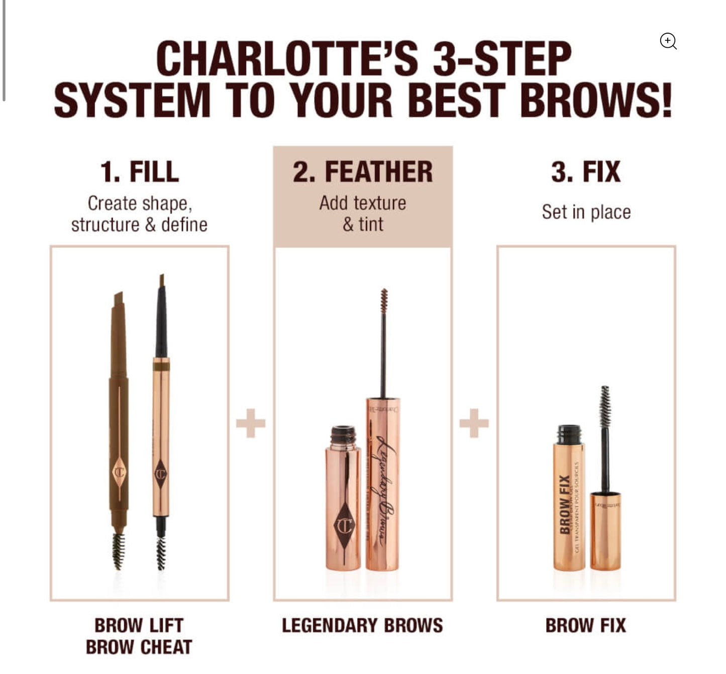 CHARLOTTE TILBURY LEGENDARY BROWS - SOFT BROWN