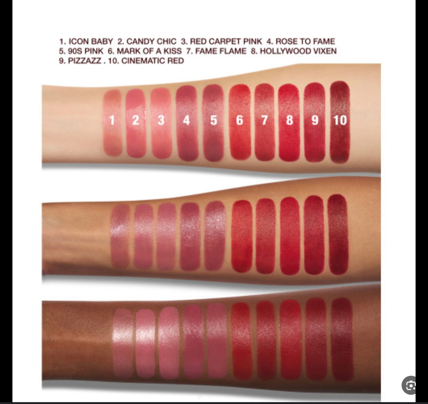 CHARLOTTE TILBURY K.I.S.S.I.N.G -all shades available