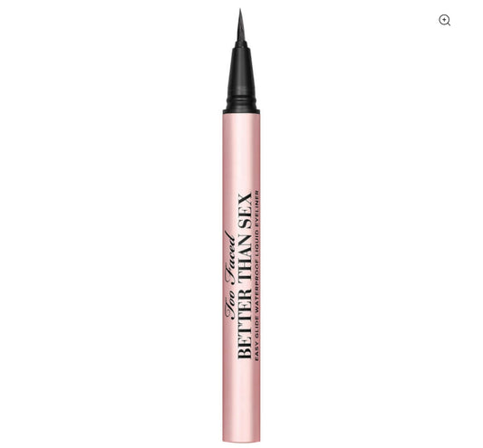 TOO FACED BETTER THAN SEX EASY GLIDE WATERPROOF LIQUID EYELINER DEEPEST BLACK