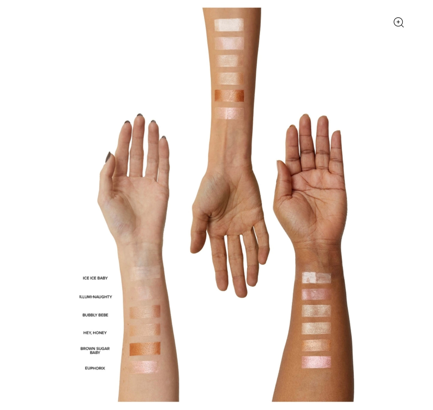 NUDESTIX NUDIES ALL OVER FACE COLOR GLOW HIGHLIGHTER ICE ICE BABY