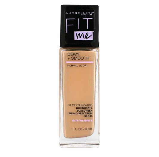 Maybelline fit me foundation مرطب و منعم -shades classic ivory 120