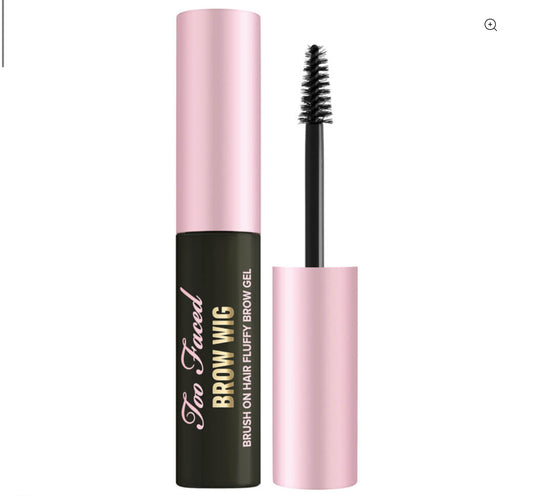 TOO FACED BROW WIG BRUSH ON HAIR FLUFFY BROW GEL - SOFT BLACK