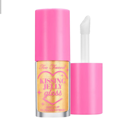 TOO FACED KISSING JELLY LIP OIL GLOSS PINA COLADA