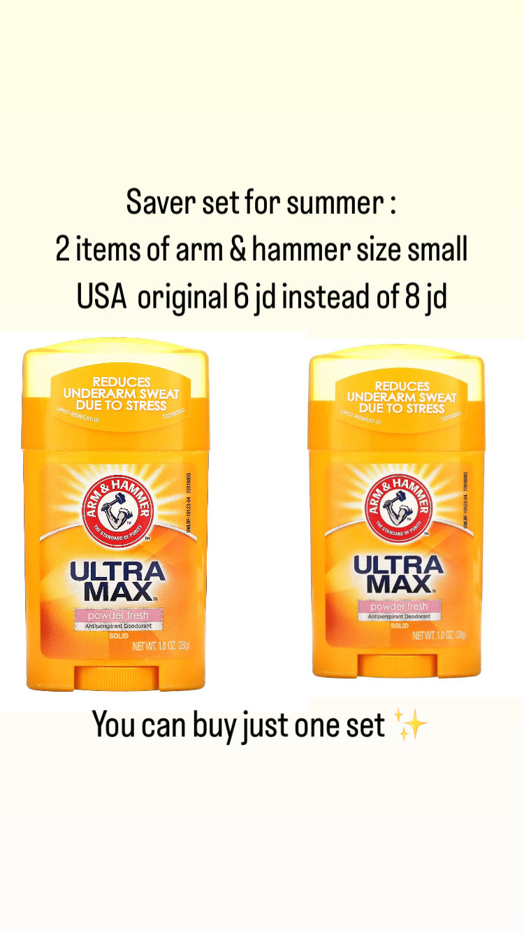 Arm & hammer 2 items size small USA original