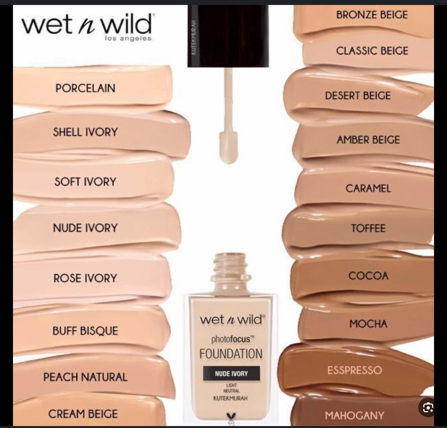 Wet n wild foundation-shade soft ivory