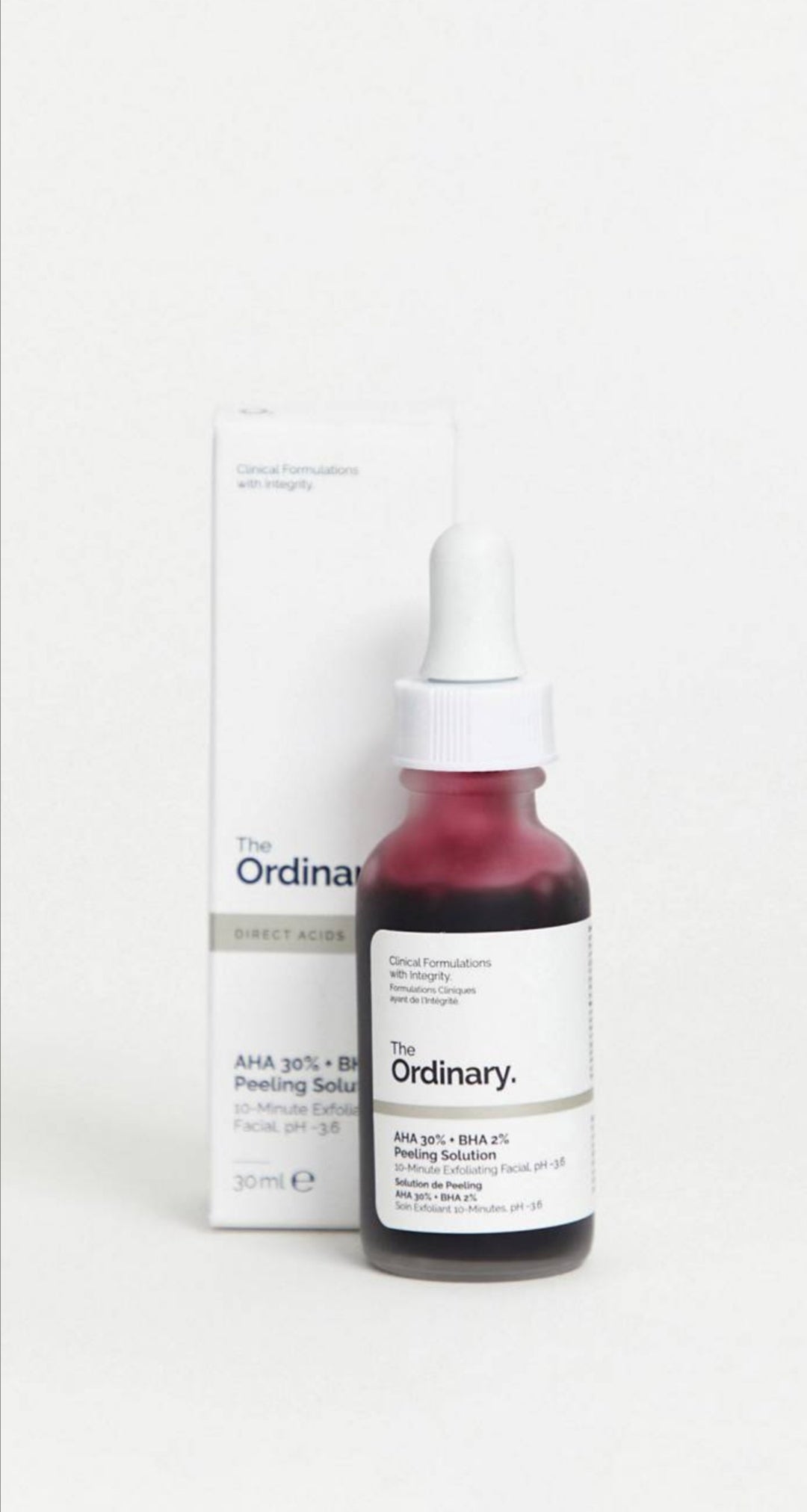 The Ordinary AHA 30% + BHA 2% Peeling Solution